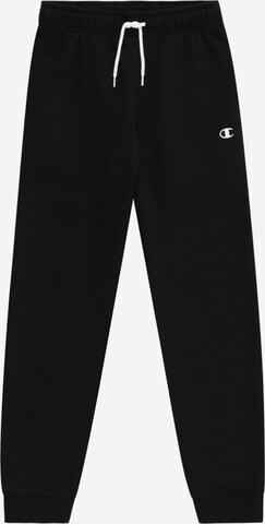 Champion Authentic Athletic Apparel Tapered Pants in Black: front