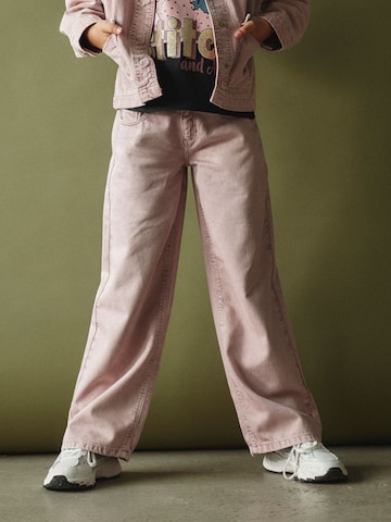 NAME IT Wide leg Jeans 'NKFRose' in Roze