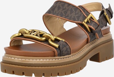 MICHAEL Michael Kors Sandale 'KAILEY' u smeđa / tamno smeđa / zlatna, Pregled proizvoda