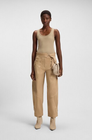 BOSS Top 'Ematite' in Brown