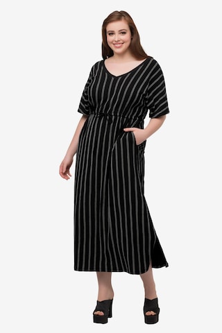 Robe Ulla Popken en noir : devant