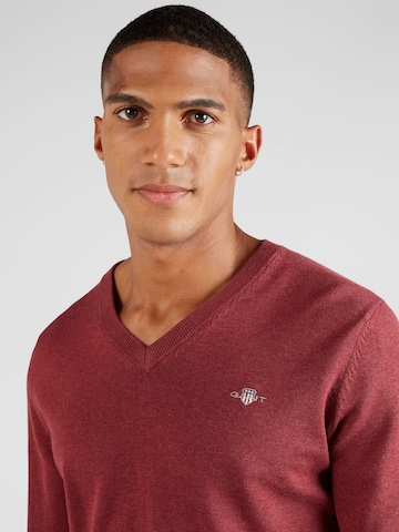 Pull-over 'CLASSIC' GANT en rouge