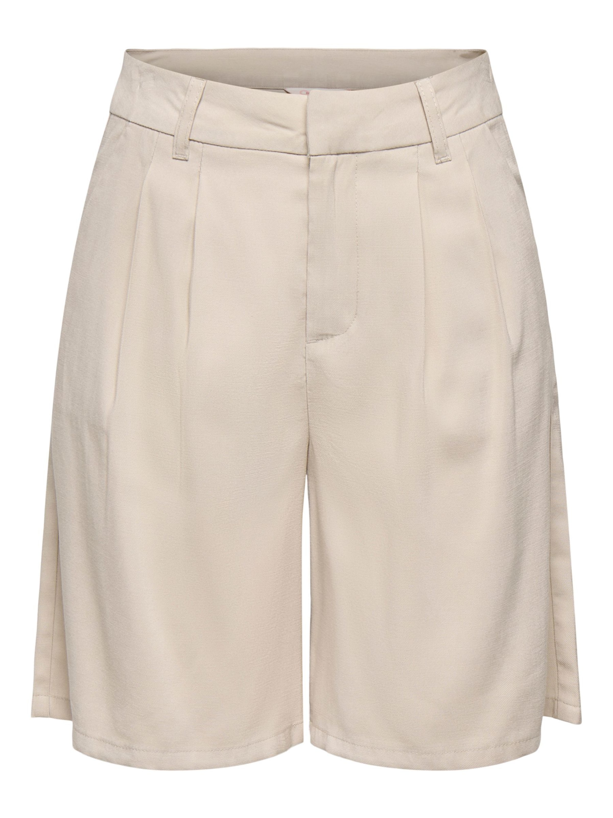 ONLY Bandplooibroek 'ONLAris' in Beige: voorkant