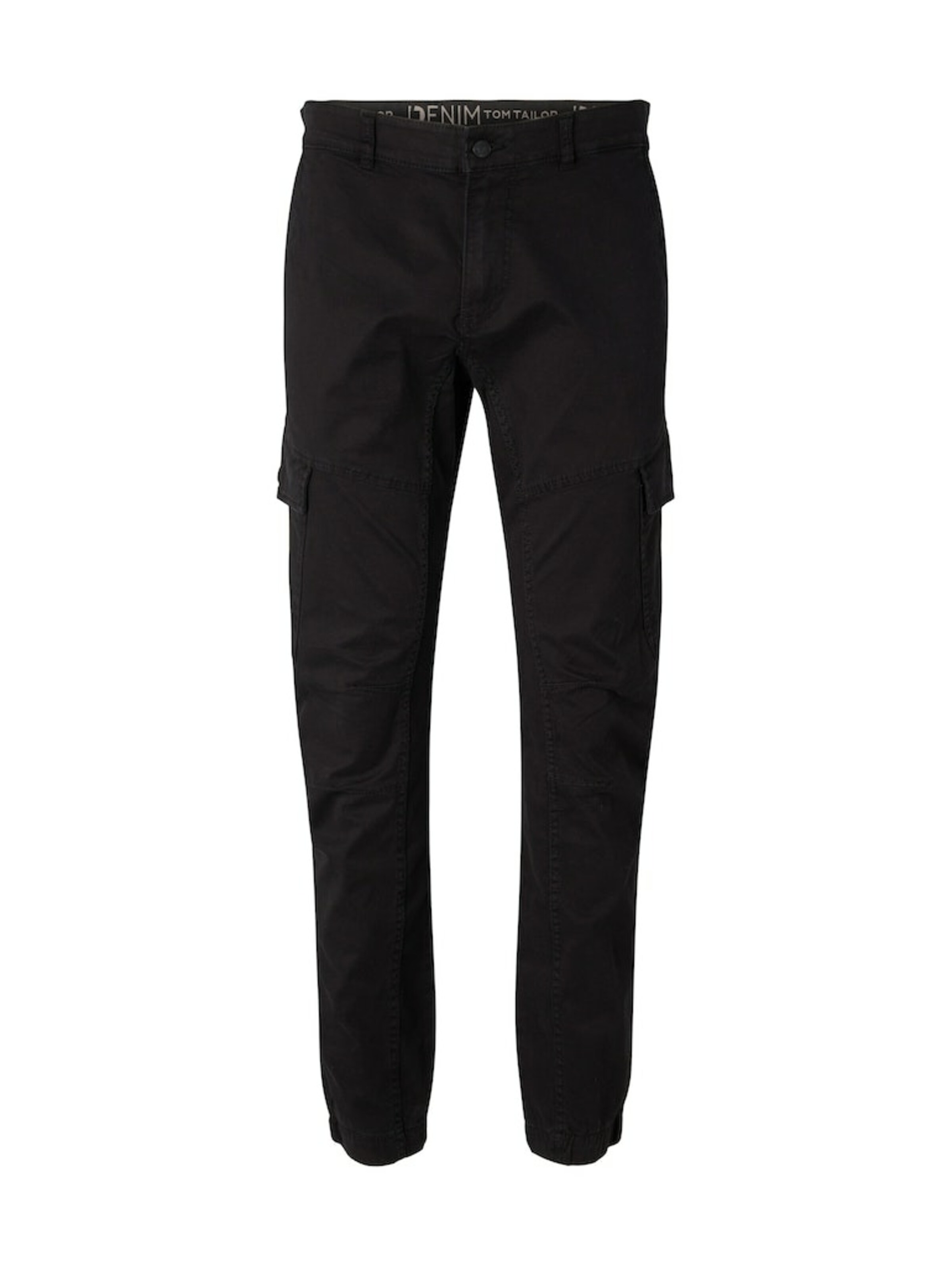 TOM TAILOR Regular Broek in Zwart: voorkant