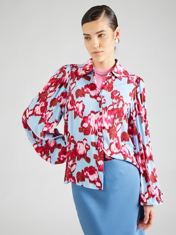 Y.A.S Blouse 'PRISMU' in Blue: front