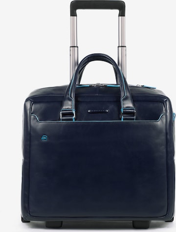 Piquadro Trolley 'Blue Square' in Blau: predná strana