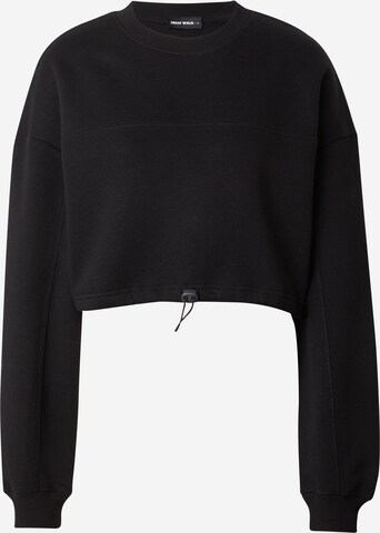 Tally Weijl Sweatshirt in Zwart: voorkant