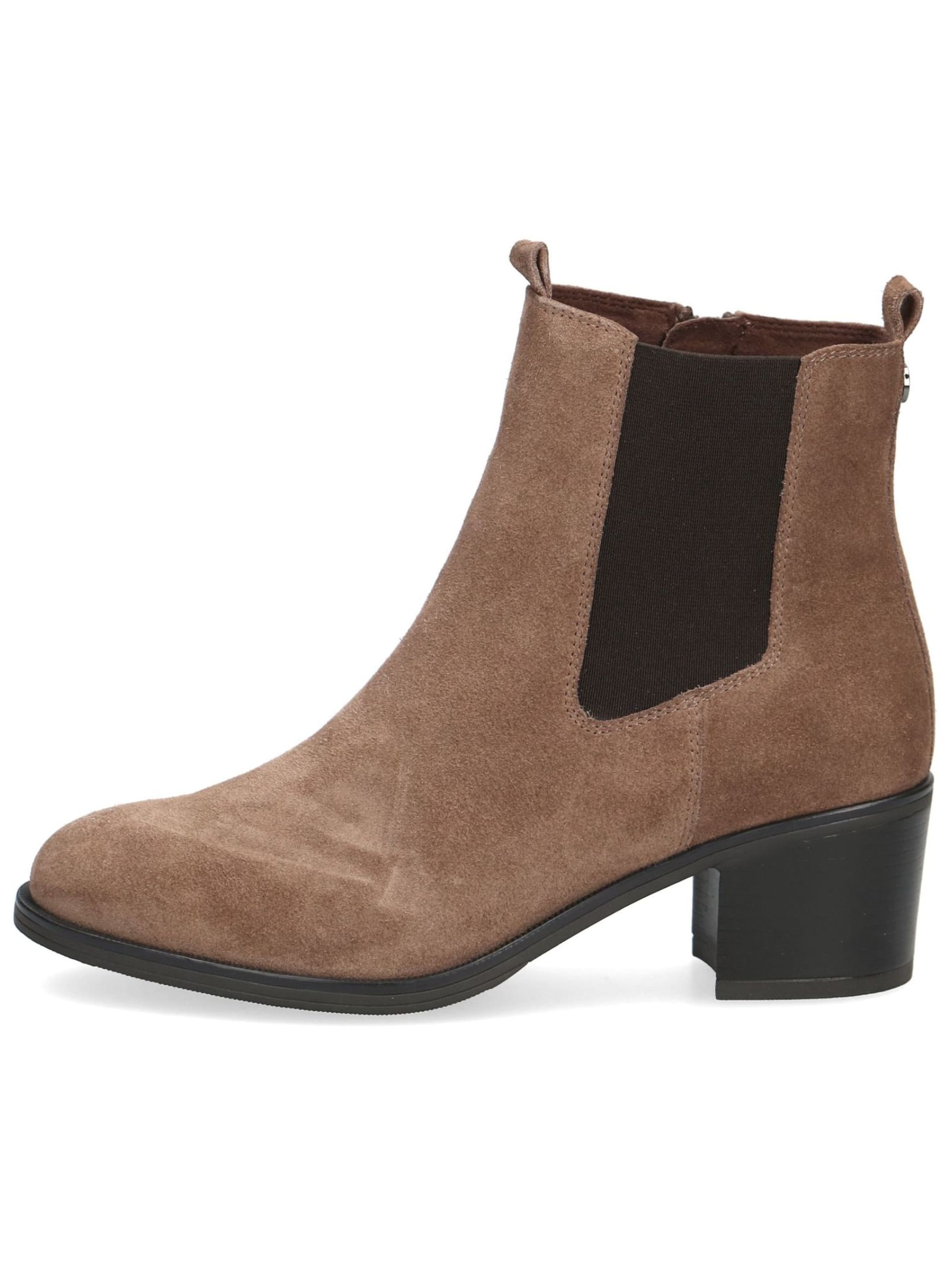 CAPRICE Chelsea Boots in Braun