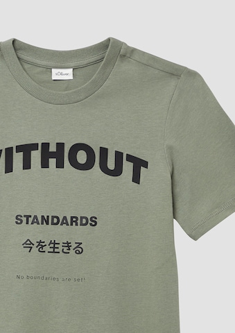 T-Shirt s.Oliver en vert