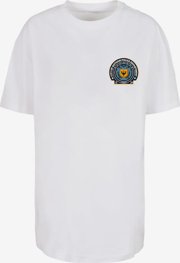 F4NT4STIC T-Shirt 'DC Comics Batman Gotham Police' in petrol / orange / schwarz / weiß, Produktansicht