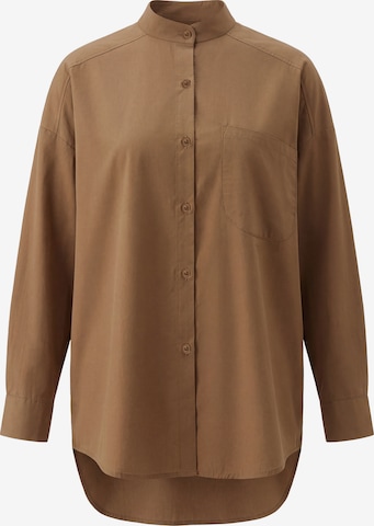 Chemisier Usha en marron : devant