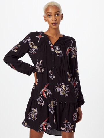 Robe-chemise 'Cassidy' ABOUT YOU en noir : devant