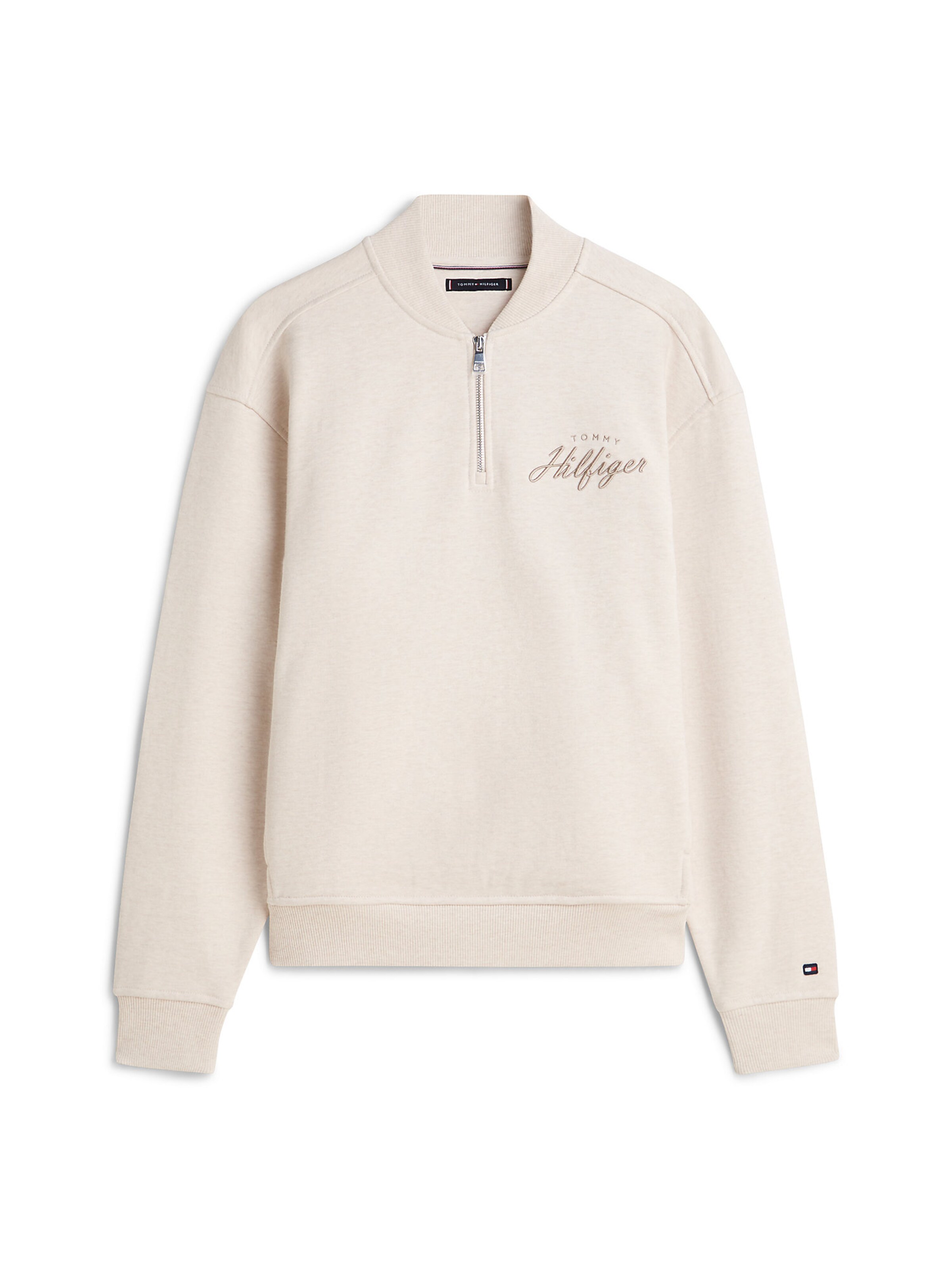TOMMY HILFIGER Sweatshirt in Beige: Vorderseite
