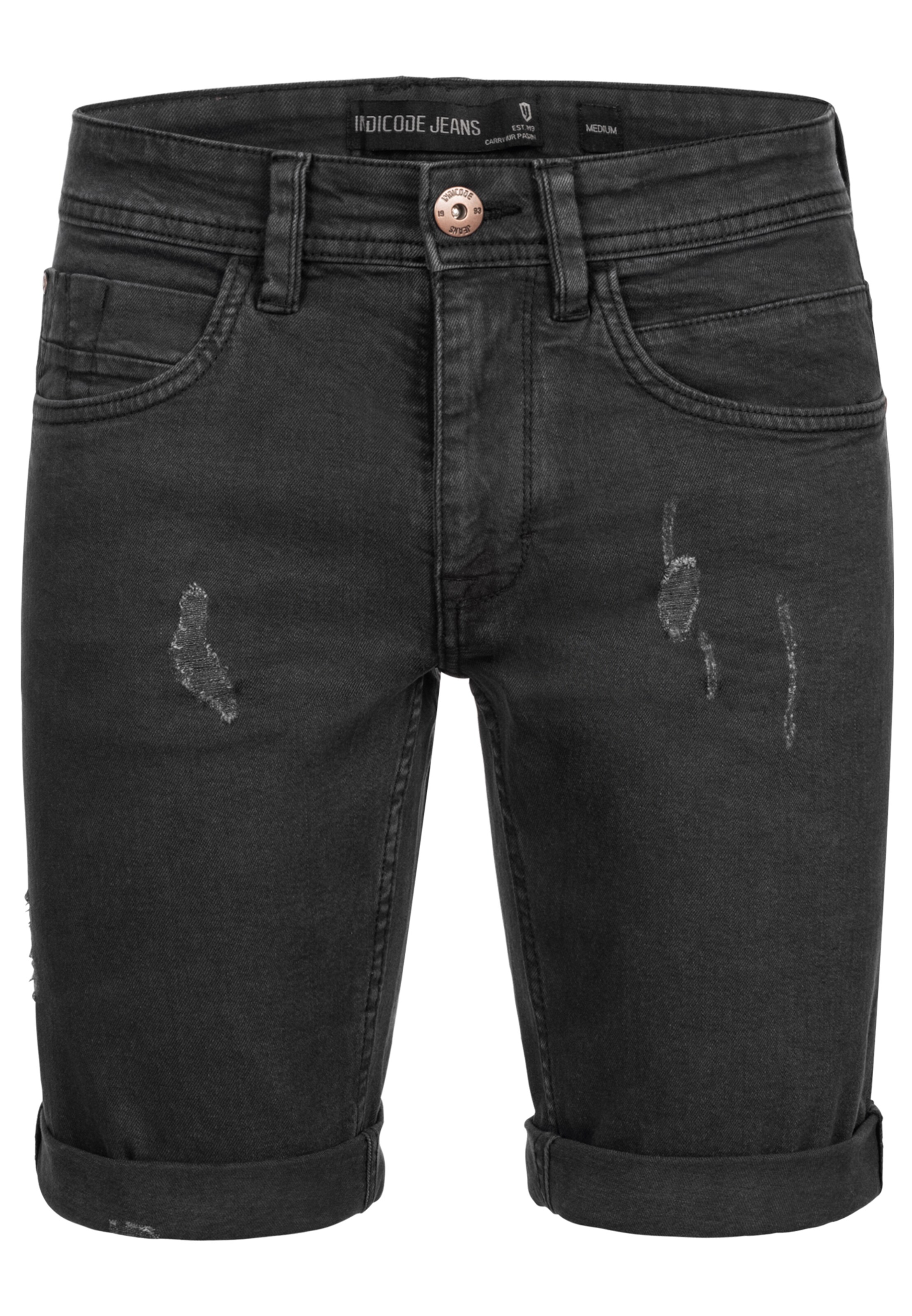 INDICODE JEANS Jeans ' Page ' in Zwart: voorkant