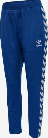 Hummel Regular Workout Pants 'Nathan 2.0' in Blue