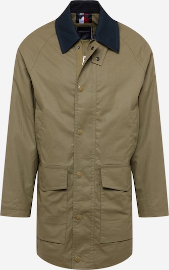 TOMMY HILFIGER Veste mi-saison en bleu marine / olive / rouge / blanc, Vue avec produit