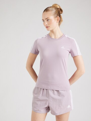 ADIDAS SPORTSWEAR Shirt 'Essentials' in Purple: front