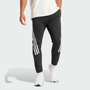 Effilé Pantalon de sport 'Future Icons' ADIDAS SPORTSWEAR en noir : devant