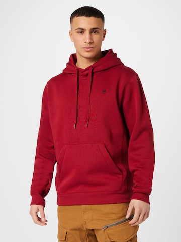 G-Star RAW Sweatshirt 'Premium Core' in Rood: voorkant