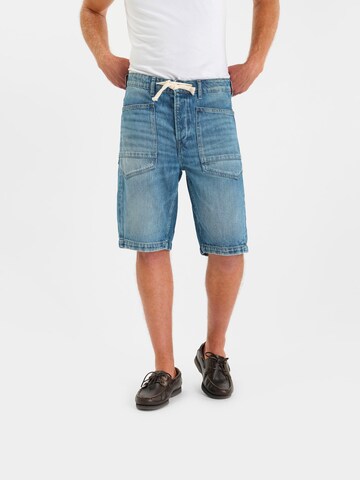 Le Temps Des Cerises Regular Jeans 'Hobi' in Blauw: voorkant
