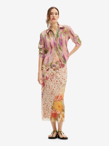 Chemisier Desigual en mélange de couleurs