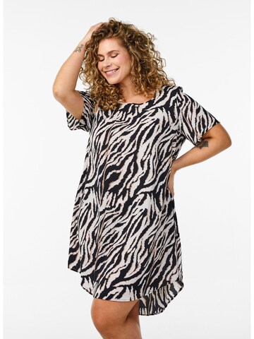 Zizzi - Vestido 'Caanni' en negro: frente