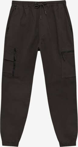 Pull&Bear Tapered Gargohousut värissä musta: edessä