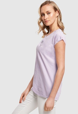 Merchcode T-Shirt 'Spring - Rose' in Lila