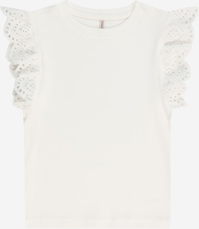 ONLY GIRLS Camiseta 'KOGDrea' en blanco natural, Vista del producto