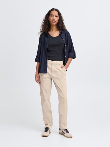 regular Pantaloni chino ' PZBONNIE Chino Pant ' di PULZ Jeans in grigio