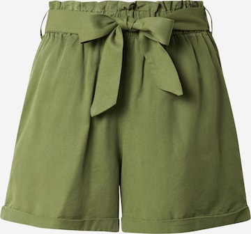 TOM TAILOR DENIM Regular Shorts in Grün: predná strana