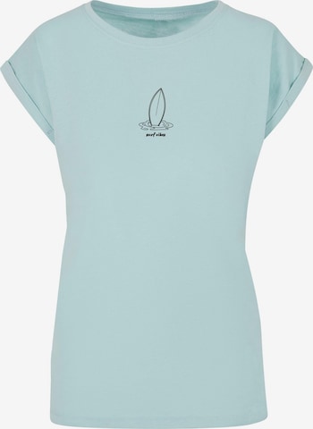 Merchcode Shirt 'Surf Vibes' in Blau: Vorderseite