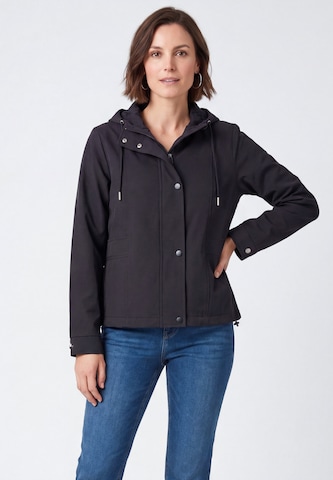 Usha - Chaqueta de entretiempo en negro: frente