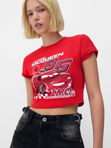 Maglietta di Bershka in rosso