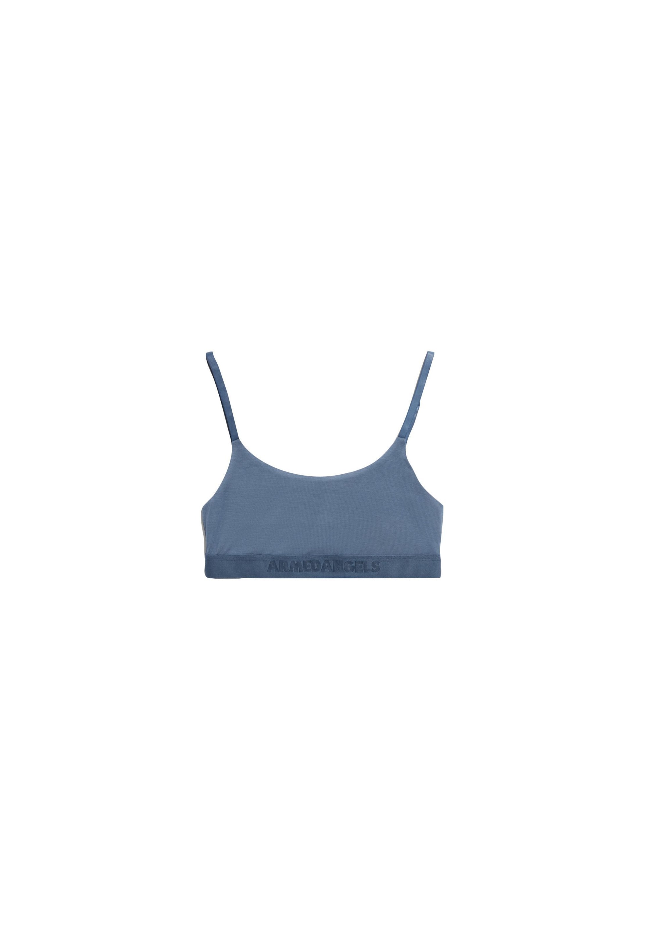 ARMEDANGELS Bustier BH in Blauw: voorkant