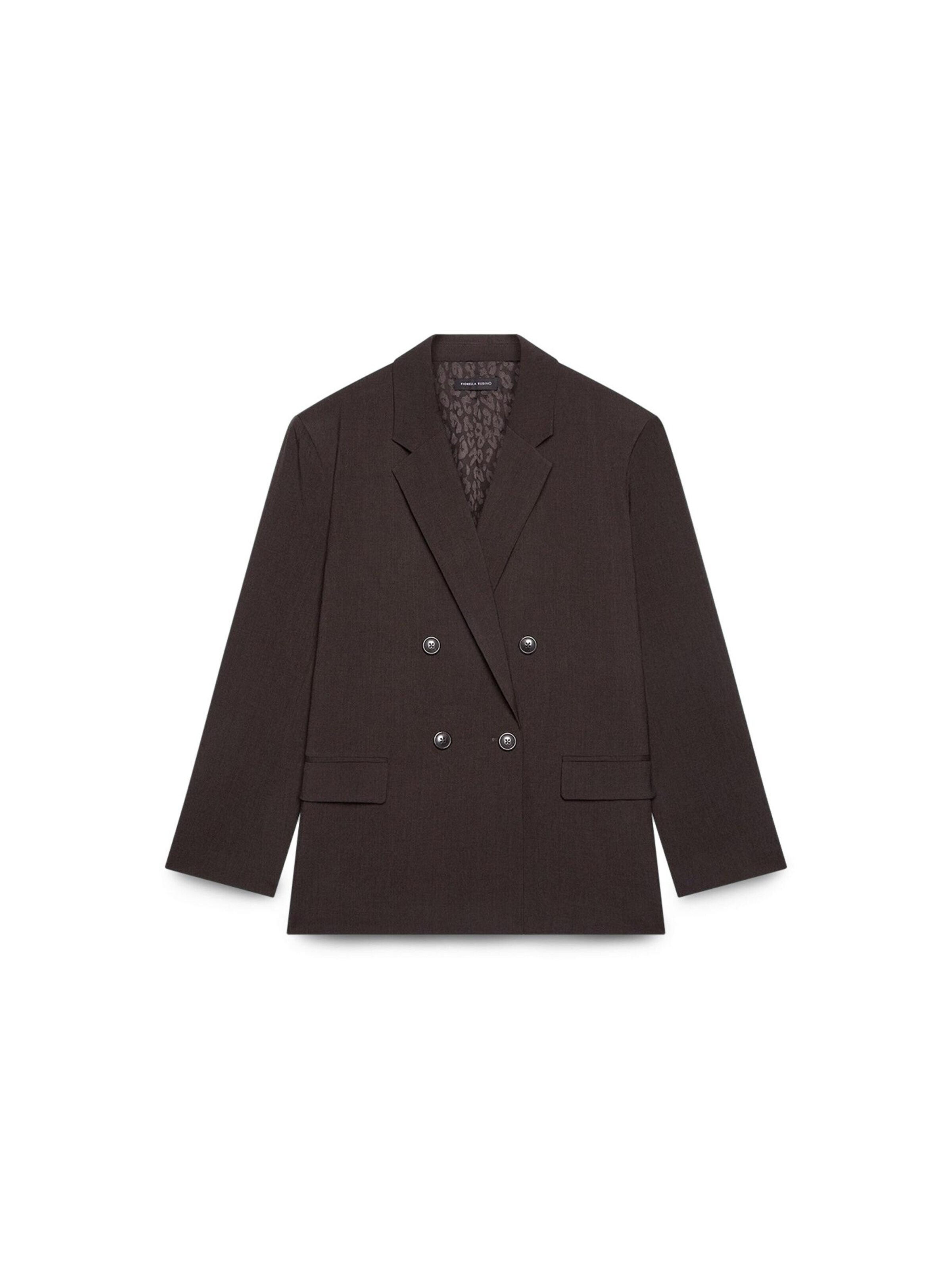 Blazer di Fiorella Rubino in marrone: frontale