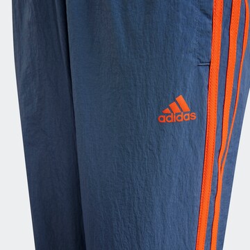 ADIDAS SPORTSWEAR Tapered Workout Pants 'Colorblock ' in Blue