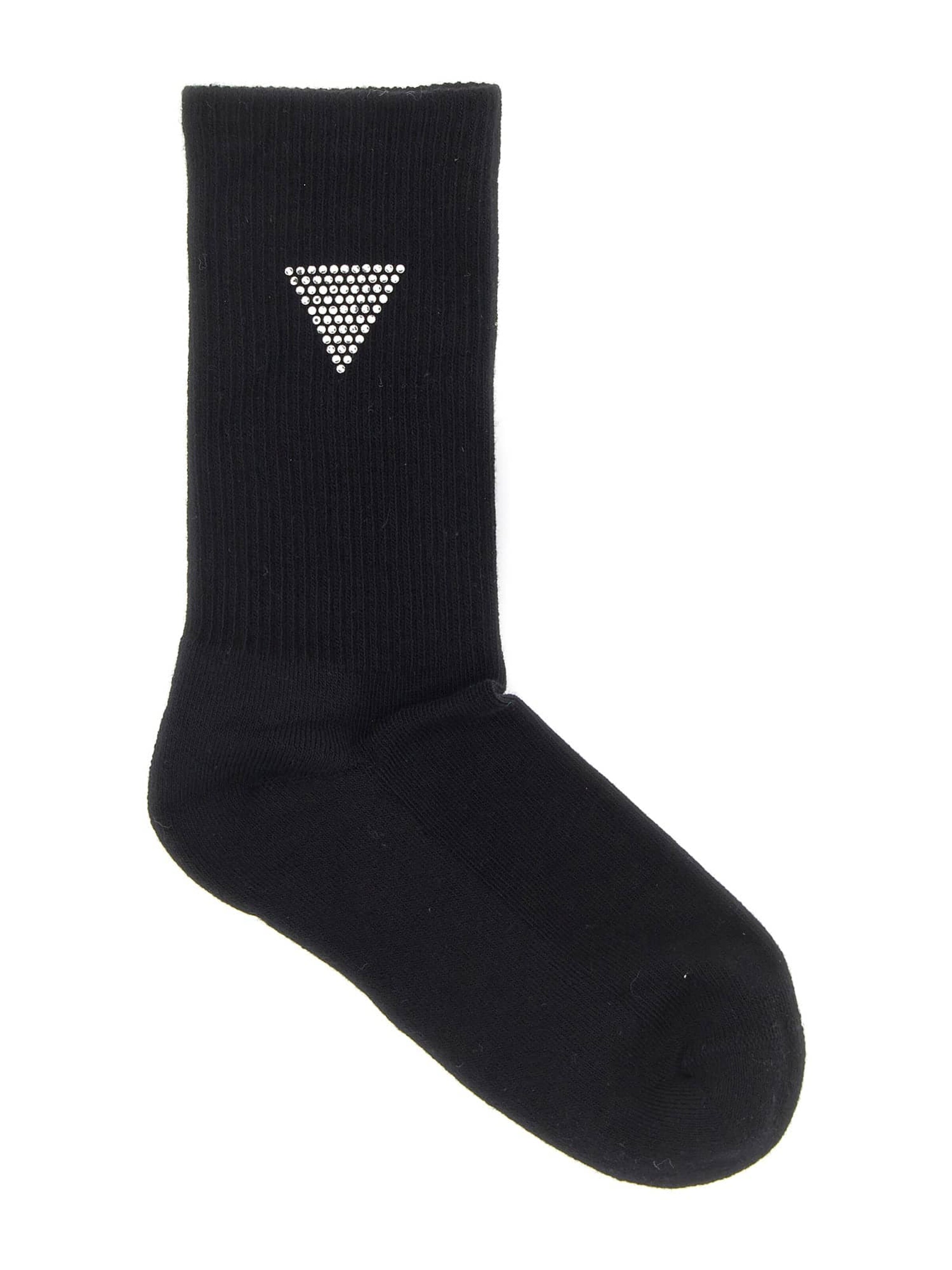GUESS Socken in Schwarz: Vorderseite