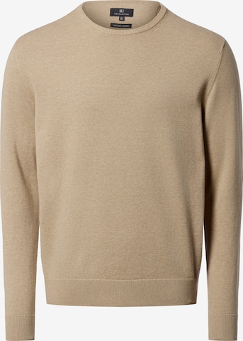 Nils Sundström Pullover in Beige: Vorderseite