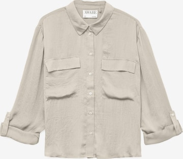 Chemisier 'VMFABIANA' VERO MODA en gris : devant