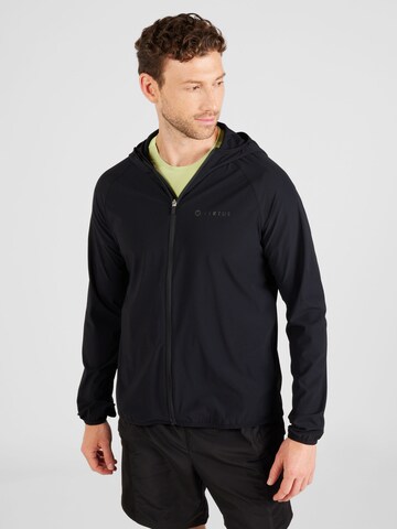Virtus Sportjacke 'Smith' in Schwarz: Vorderseite