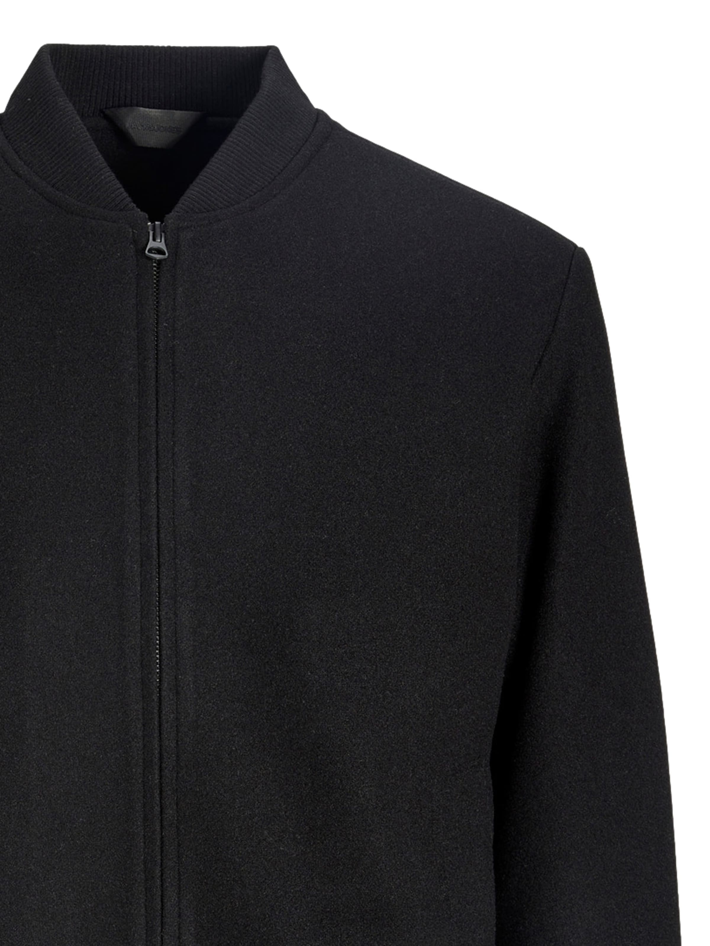 JACK & JONES Φθινοπωρινό και ανοιξιάτικο μπουφάν 'JJEJames' σε μαύρο