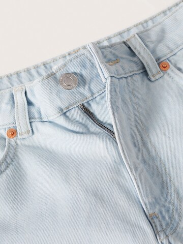 MANGO Regular Shorts 'Mom' in Blau