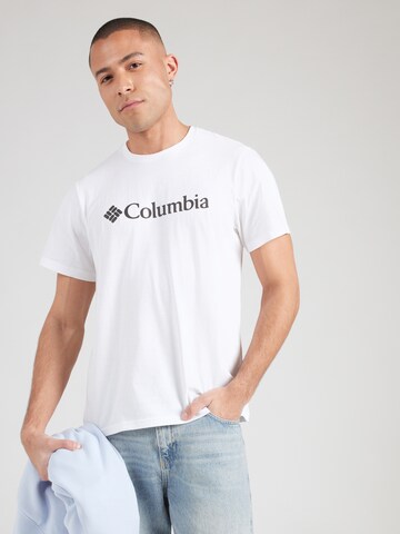 COLUMBIA - Camiseta 'CSC' en blanco: frente
