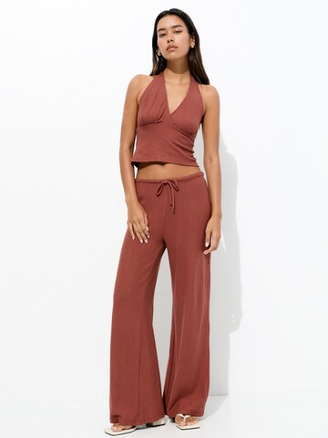 Pull&Bear Loosefit Hose in Braun