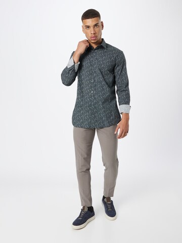 No Excess Regular fit Button Up Shirt in Grey