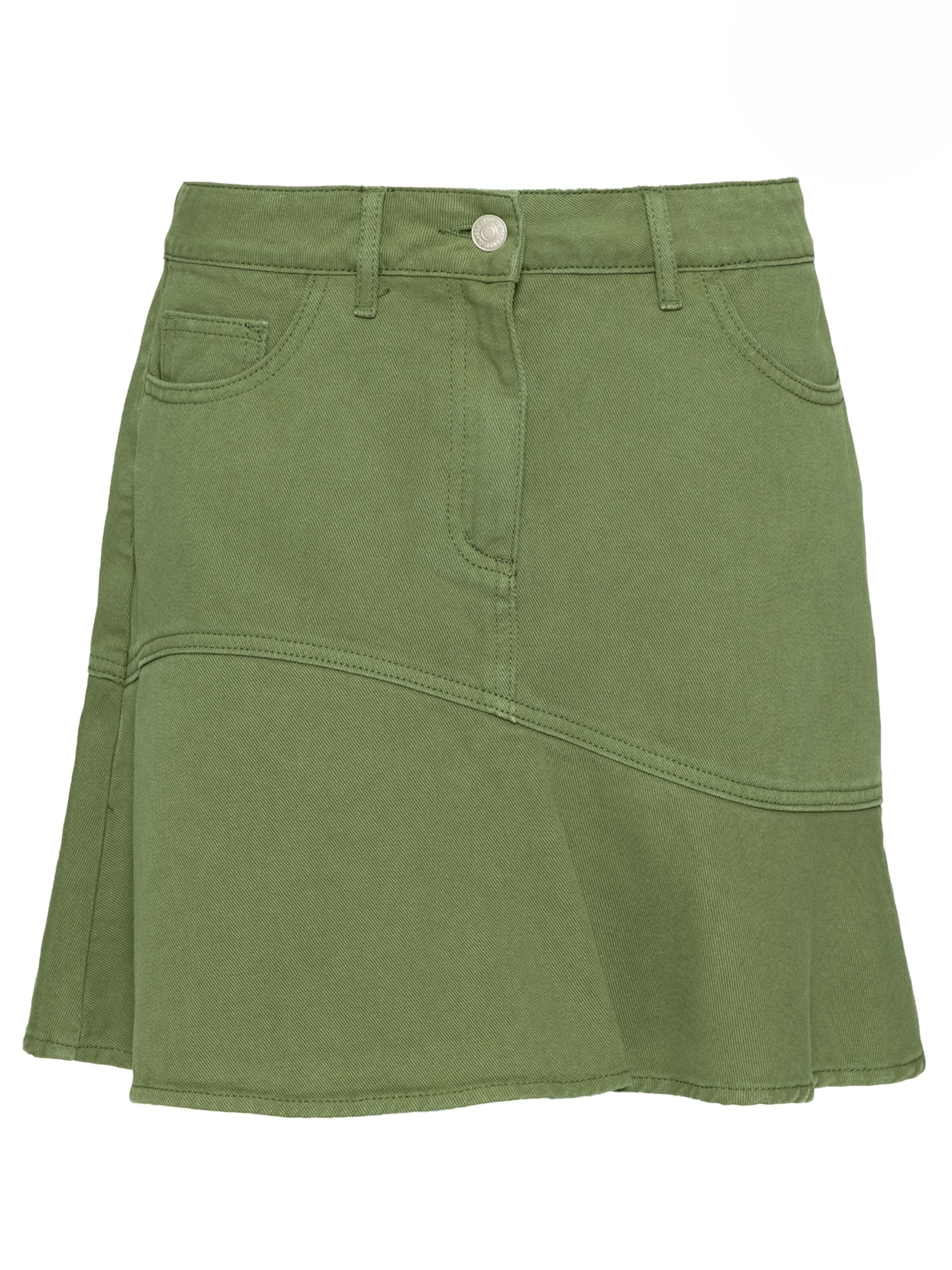 SASSYCLASSY - Falda en verde: frente