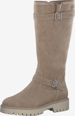 s.Oliver Boots in Brown: front