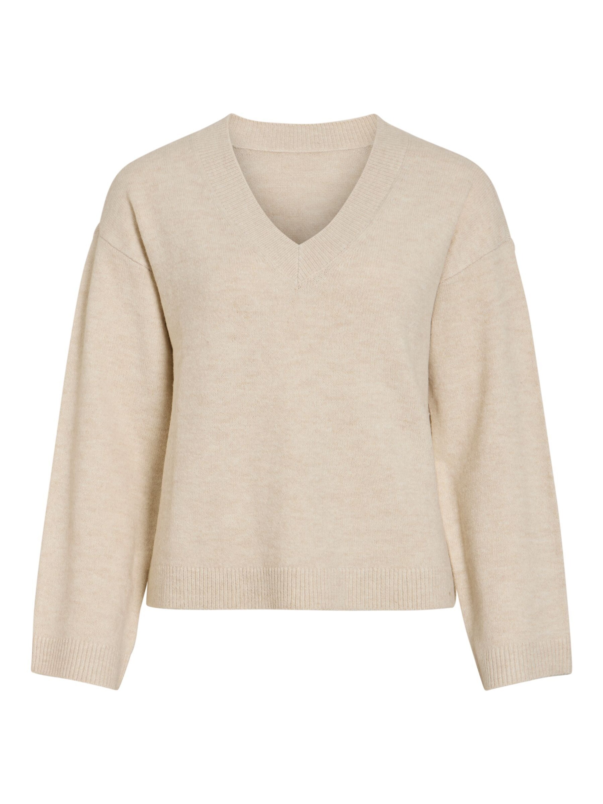 VILA Sweater 'VILiga' in M in Ecru, Item view