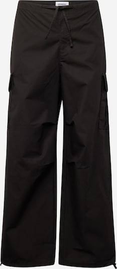 Pantaloni cu buzunare WEEKDAY pe negru, Vizualizare produs